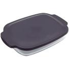 Assadeira Alta De Vidro Retangular Com Tampa 2,7L MOR - 07858