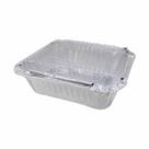 Assadeira aluminio descartavel retanguar 250ml com tampa pet / 12un / vabene Assadeira aluminio descartavel retanguar 250ml com tampa pet / 12un / vabene