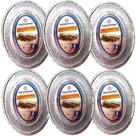 Assadeira Alumínio Oval 4l Thermoprat 6und Natal C/nf
