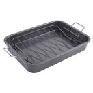 Assadeira Antiaderente Com Grelha Aço Carbono Jomafe 42cm Assadeira Antiaderente Com Grelha Aço Carbono Jomafe 42cm
