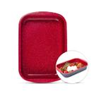 Assadeira Cerâmica Antiaderente 22x33 Ret Red Marble Duralar