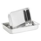 Assadeira De Aluminio 4,2 Litros Alta Retangular ATEF