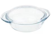 Assadeira De Vidro Terrina 2,3L Base 1,5L Tampa 0,8L Nadir