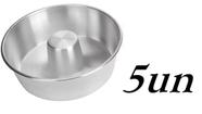 Assadeira Forma De Bolo Com Furo Redonda Tamanho 30-Kit 5un