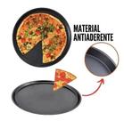 Assadeira Forma de Pizza Grande Antiaderente 35cm