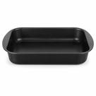 Assadeira Funda 40cm Antiaderente Preto Forno Multiflon
