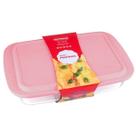 Assadeira Lasanheira Marinex com Tampa Rosa 3,7 Litros - Nadir R6537