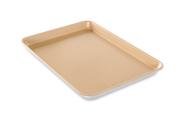 Assadeira Nordic Ware Alumínio Antiaderente 38x27cm Dourada