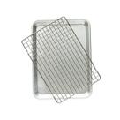 Assadeira Nordic Ware Naturals, um quarto de folha com grade