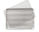 Assadeira Nordic Ware Prism Meia folha com grade segura para forno