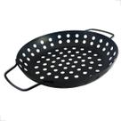 Assadeira Para Churrasqueira Grelha Legumes Peixes Carnes Redonda