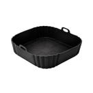 Assadeira Quadrada Alça Fritadeira Elétrica Culinário Forno Forma Silicone Airfryer Cozinha utensílio