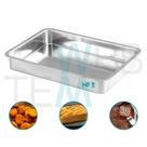 Assadeira Retangular Alta nº2 Alumínio Sustentável para Assados, Bolos, Lasanhas, Cozimento Uniforme, Fácil Limpeza, Para Uso Caseiro ou Profissional Assadeira Retangular Alta nº2 Alumínio Sustentável para Assados, Bolos, Lasanhas, Cozimento Uniforme, Fácil Limpeza, Para Uso Caseiro ou Profissional