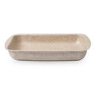 Assadeira retangular ceramic life 33,5x24x5cm 2,8 l vanilla brinox