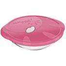 Assadeira Sempre Redonda 2.4 Litros com Tampa Rosa - Dislar