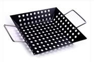 Assadeira Wok Quadrada para Churrasco Barbecue Mundial 32,5x23cm