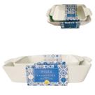 Assadeiras e Travessas Porcelana Branca 2pçs 2,5lts e1,5lts Evora