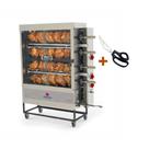 Assador De Frango Gás 4 Espetos Tubular Pr-623 Progás + Tesoura Multifuncional Tramontina Bivolt Assador De Frango Gás 4 Espetos Tubular Pr-623 Progás + Tesoura Multifuncional Tramontina Bivolt