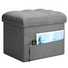 Assento acolchoado de espuma extra grossa BelugaHelper Ottoman