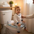 Assento Adaptador Infantil para Vaso Sanitário Azul Antiderrapante Tampa Redutora 3 a 6 anos Assento Adaptador Infantil para Vaso Sanitário Azul Antiderrapante Tampa Redutora 3 a 6 anos