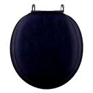 Assento Almofadado Convencional Oval Preto