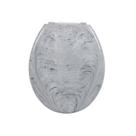 Assento Almofadado Marmorizado Branco Atlas Primafer
