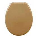 Assento Almofadado Oval Caramelo Claro Tampa Vaso Deca-incepa-celite-ideal-roca Assento Almofadado Oval Caramelo Claro Tampa Vaso Deca-incepa-celite-ideal-roca