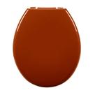 Assento Almofadado Oval Caramelo Escuro Tampa Vaso Deca-incepa-celite-ideal-roca