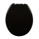 Assento Almofadado Oval Preto Tampa Vaso Deca-incepa-celite-ideal-roca