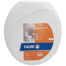 Assento Almofadado Oval Universal Branco Tigre Suavit para Vaso Oval Todas as Marcas