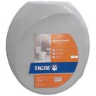 Assento Almofadado Oval Universal Cinza Tigre Suavit para Vaso Oval Todas as Marcas