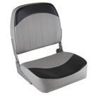 Assento de barco Wise 8WD734PLS-664 Standard com encosto baixo cinza/carvão Assento de barco Wise 8WD734PLS-664 Standard com encosto baixo cinza/carvão