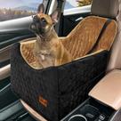 Assento de carro para cães melafa365 Memory Foam para cães pequenos/médios Assento de carro para cães melafa365 Memory Foam para cães pequenos/médios