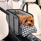 Assento de carro para cães SlowTon Console Portable Braço Booster Grey