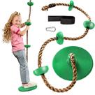 Assento de disco único Tree Swing Jungle Gym Kingdom para crianças