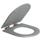 Assento de Poliéster Slow Close Carrara/Level/Lk/Nuova Cinza Fosco Corten Matte - AP.237.CT.MT.86