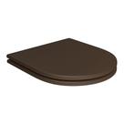 Assento de Poliéster Slow Close Carrara/Level/Lk/Nuova Marrom Fosco Gold - AP.237.GL.22