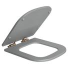 Assento de Poliéster Slow Close Unic Cinza Fosco Corten Matte - AP.217.CT.MT.86 Assento de Poliéster Slow Close Unic Cinza Fosco Corten Matte - AP.217.CT.MT.86