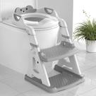Assento de Treinamento para Vaso Sanitário Meulife 2 em 1 - Cinza