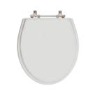 Assento Decorarte Ritz Liso Cinza Claro