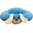 Assento e Almofada de Apoio para Bebê Puff Cachorrinho Azul