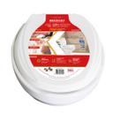 Assento Elevado de Vaso Sanitário Mebuki - Almofadado com Tampa - 13,5cm Assento Elevado de Vaso Sanitário Mebuki - Almofadado com Tampa - 13,5cm