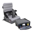 Assento elevatório de viagem Dreambaby Grab 'N Go com armazenamento cinza