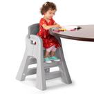 Assento Elevatório Simplay3 Big Kids - Leve e Cinza - Fabricado nos EUA
