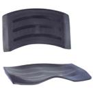 Assento Encosto Conjunto Plástico Iso Colorida Cadeira Fixa Preto