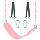 Assento giratório NOSTIFY Swing 66 cm com corrente, capacidade de 150 kg, rosa