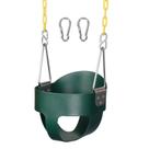 Assento giratório para crianças DECORLIFE Support 150 kg de encosto alto verde