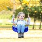 Assento giratório para crianças Tree Swing ao ar livre e interno com corda ajustável