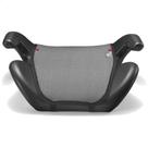 Assento Infantil 15-36kgs para Auto Booster Turbo Meia Capa Seguro Com Cinto e Apoio Preto Cinza Multikids Baby - BB381