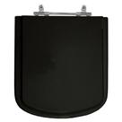 Assento Laqueado Gap Preto Tampa para Vaso Roca em MDF